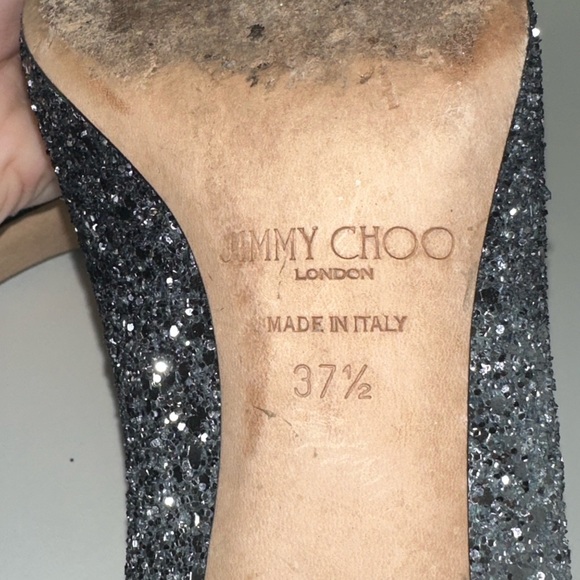 Jimmy Choo Romy 60 navy and silver - Picture 4 of 4
